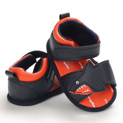 Baby Boys’ Summer Shoes with Shark Design