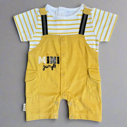 Baby Boy Half-Sleeve Mini Jungle Romper