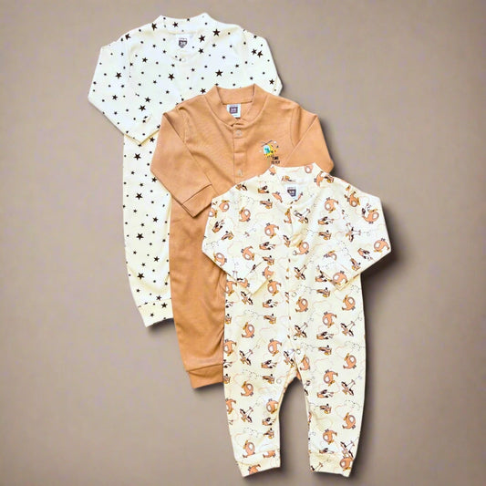 Baby Boys Carter's Pack of 3 Summer Bodysuits