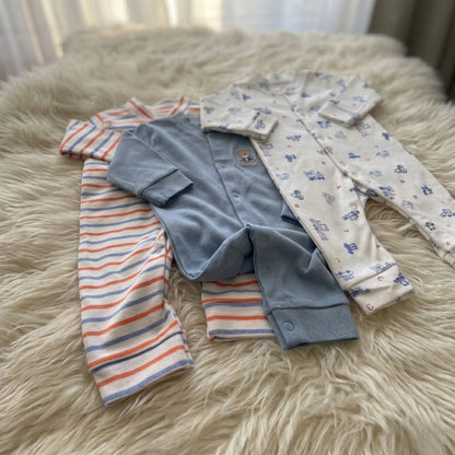 Carter's Newborn Romper Pack of 3 | 0-9M