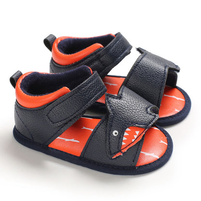 Baby Boys’ Summer Shoes with Shark Design