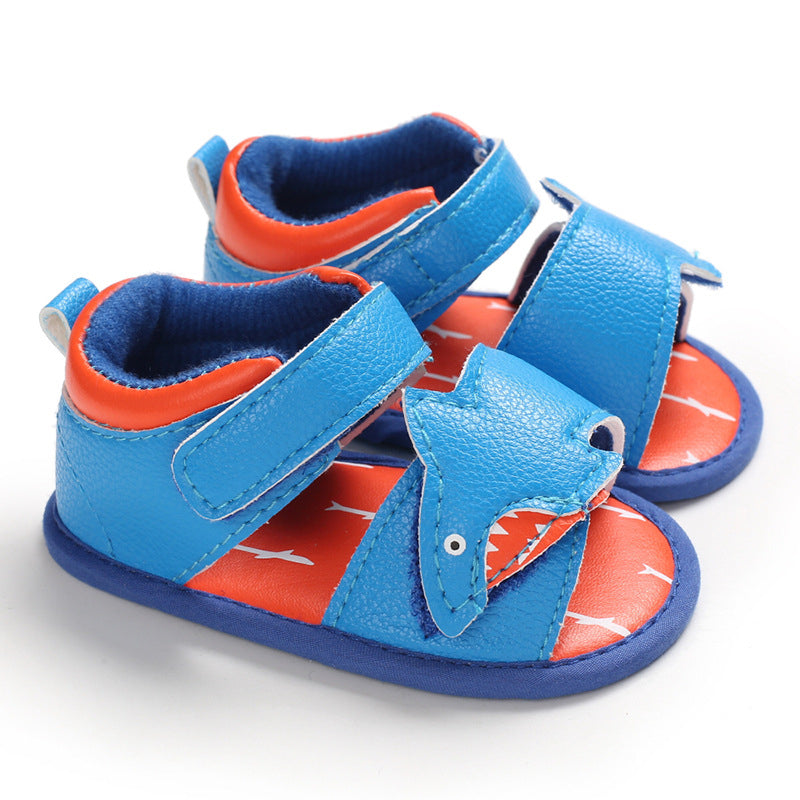 Baby Boys’ Summer Shoes with Shark Design