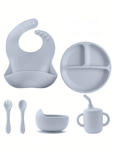 9-Piece Baby Silicone Feeding Set - BPA-Free Mealtime Essentials
