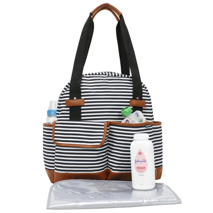 iPack Insulated Diaper Bag Tote – Changing Pad & Adjustable Strap