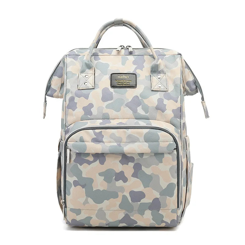 Versatile Mom Backpack: Waterproof Camo Diaper Bag