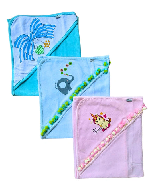 Snuggly 3-Pack Infant Wrap Blankets | Made In Thailand