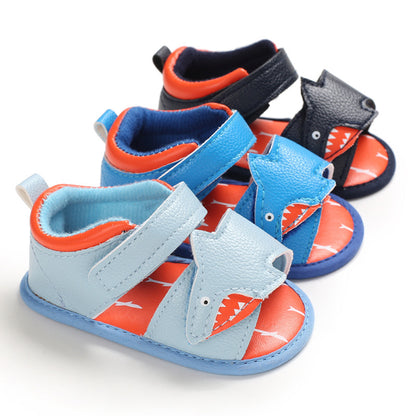 Baby Boys’ Summer Shoes with Shark Design