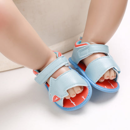 Baby Boys’ Summer Shoes with Shark Design