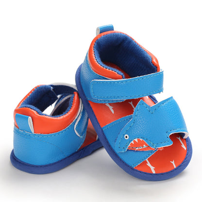 Baby Boys’ Summer Shoes with Shark Design