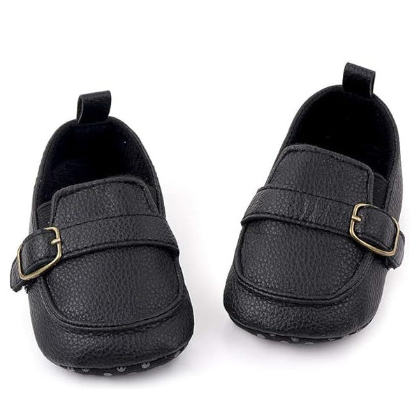 LONSOEN Baby Boys/Girls  Loafers Prewalker Dress Crib Shoes