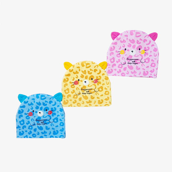 Cute Cheeta Printed Kitty Cap