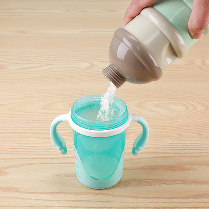 Three Layered Milk Powder Container-Green