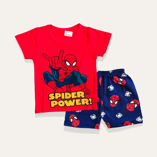 Spider-Man Graphic Tee and Casual Short Set for Boys - Marvel 2-Pack