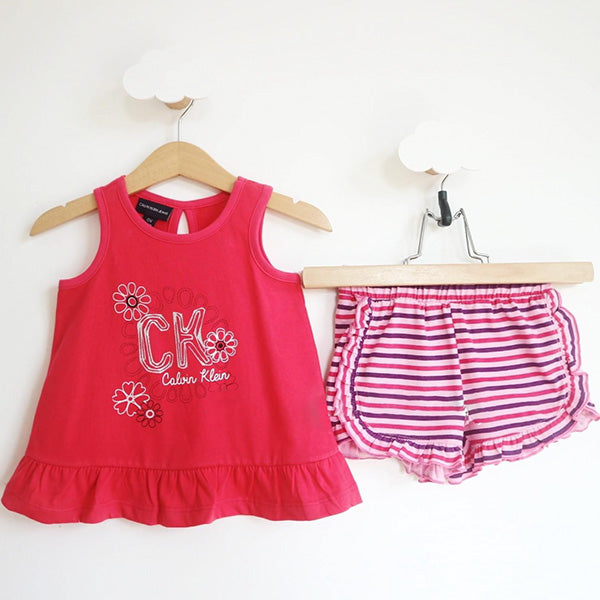 Baby Peplum 2-Piece Outfit Set