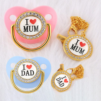 I Luv Mum Dad Pacifier