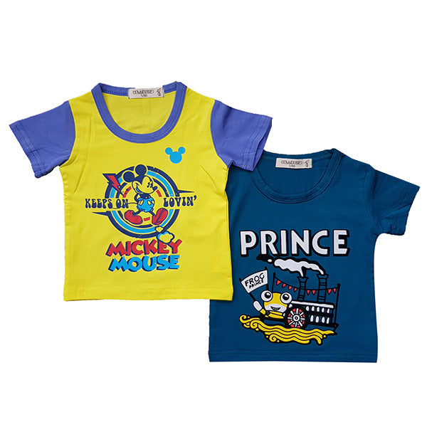 Pack of 2 Assorted T-Shirts for Boys